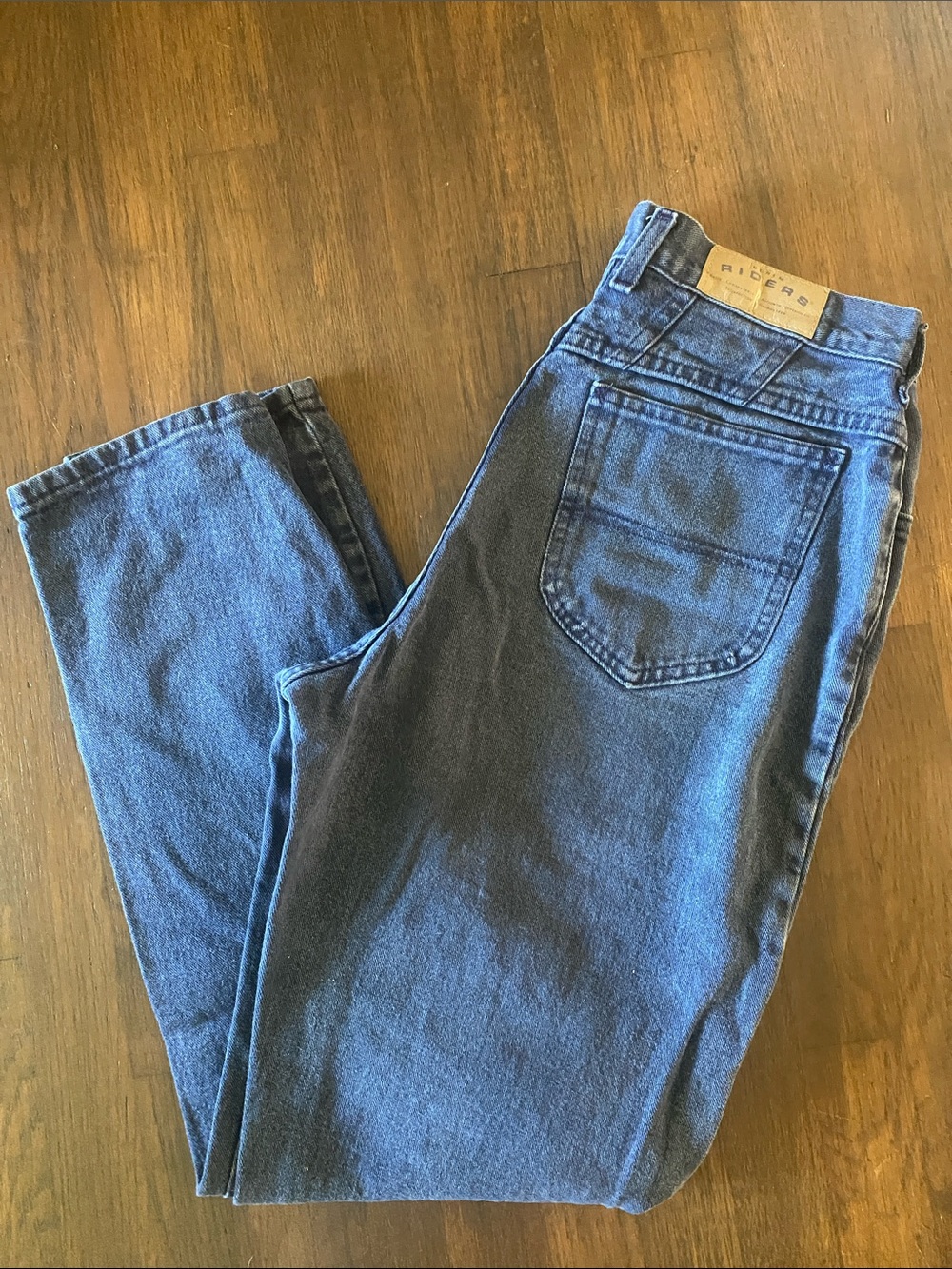 Riders by Lee Women's High-Rise faded black /grey Straight Jeans (tall)
